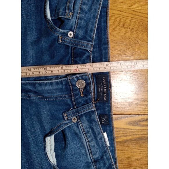 LUCKY BRAND Jeans Shorts Womens 6 / 28 Blue BERMUDA Summer Preowned Used Spring - Picture 4 of 10